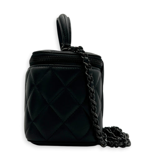CC Vanity Bag Black in Lambskin, So Black hardware