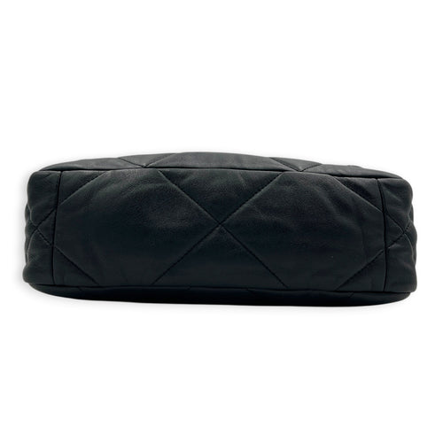 C19 Small Black Shoulder Bag in Lambskin, Gold hardware