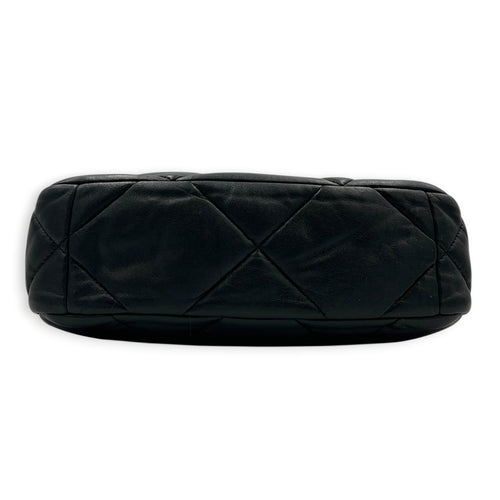 C19 Shoulder Bag Small Black in Lambskin, Silver hardware