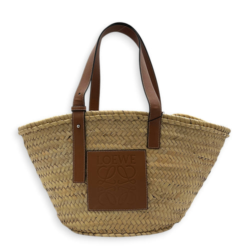 Anagram Basket Top Handle Bag in Others, Silver hardware