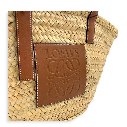 Anagram Basket Top Handle Bag in Others, Silver hardware