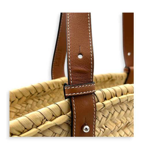 Anagram Basket Top Handle Bag in Others, Silver hardware