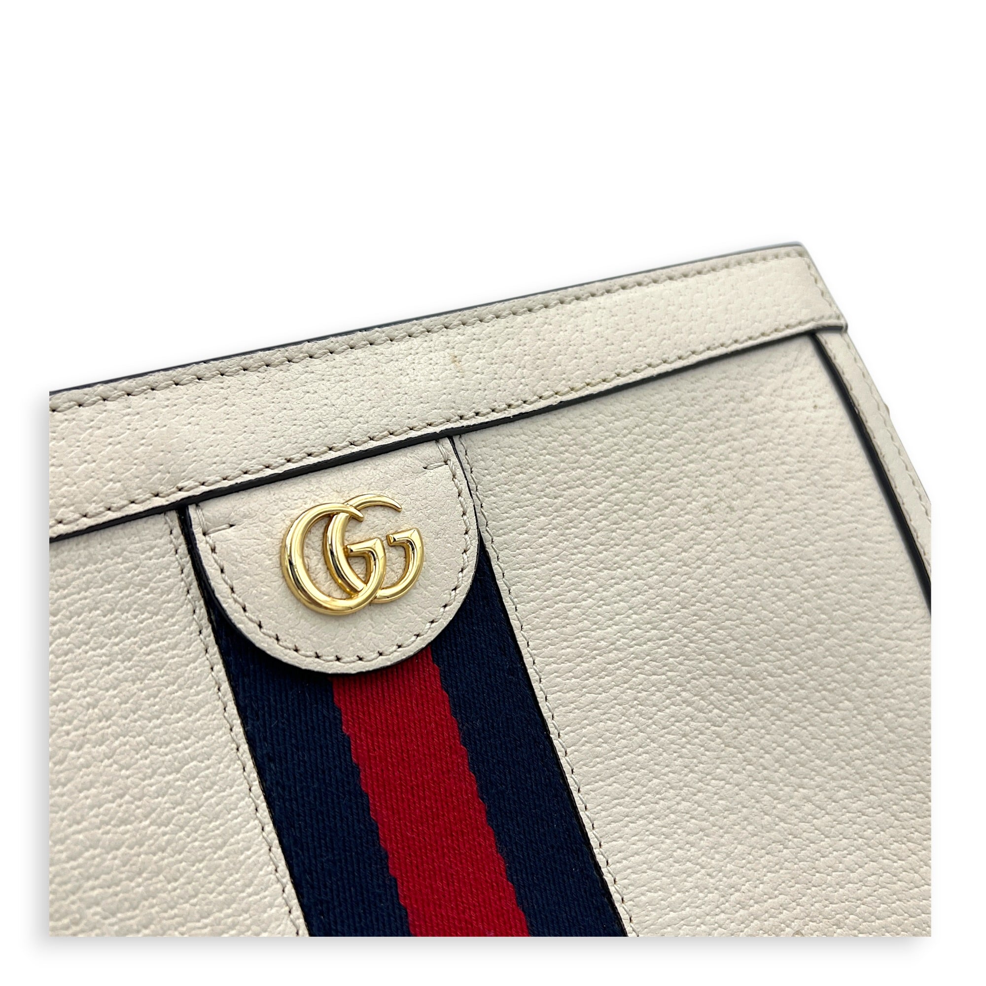 GG Ophidia Shoulder Bag in Calfskin, Gold hardware