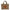 Cabas Top Handle Bag Brown in Canvas, Gold hardware