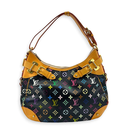 Greta Shoulder Bag x Murakami in Monogram Coated Canvas, Gold hardware