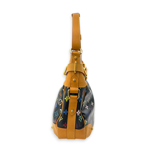 Greta Shoulder Bag x Murakami in Monogram Coated Canvas, Gold hardware