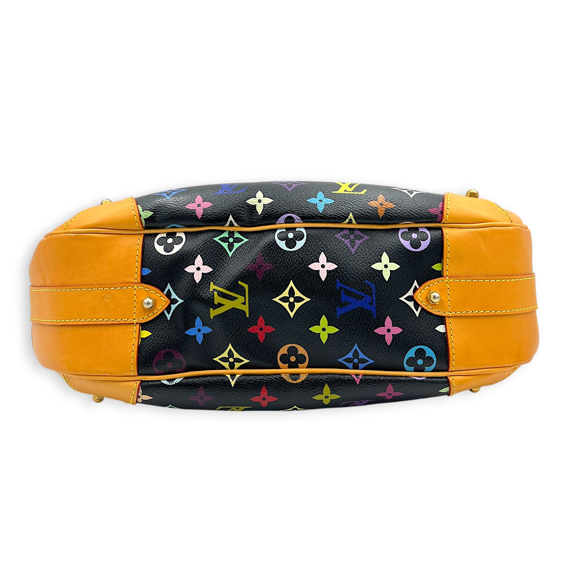 Greta Shoulder Bag x Murakami in Monogram Coated Canvas, Gold hardware