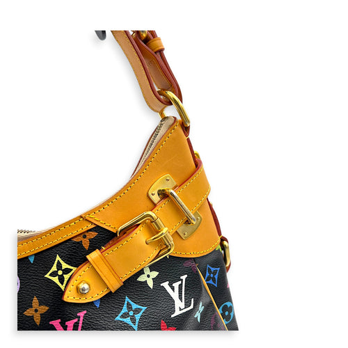 Greta Shoulder Bag x Murakami in Monogram Coated Canvas, Gold hardware