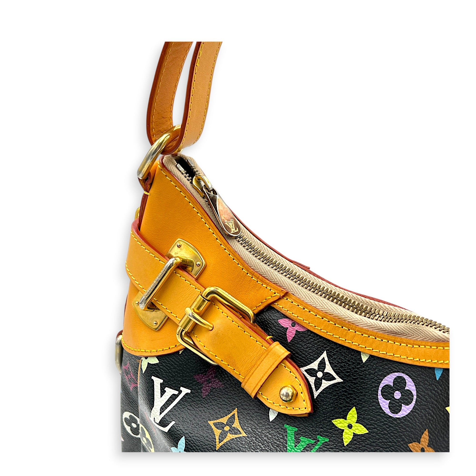 Greta Shoulder Bag x Murakami in Monogram Coated Canvas, Gold hardware