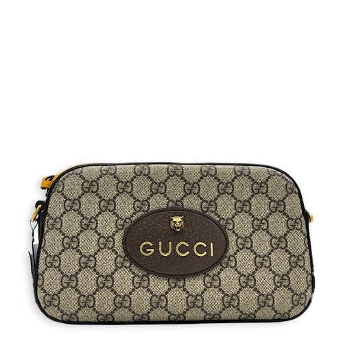 GG Vintage Neo Supreme Shoulder Bag in Coated Canvas, Gold hardware