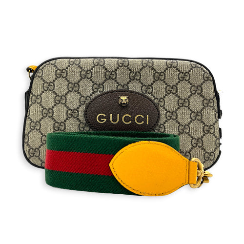 GG Vintage Neo Supreme Shoulder Bag in Coated Canvas, Gold hardware