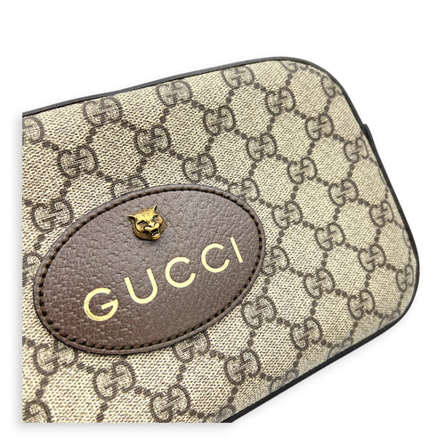GG Vintage Neo Supreme Shoulder Bag in Coated Canvas, Gold hardware