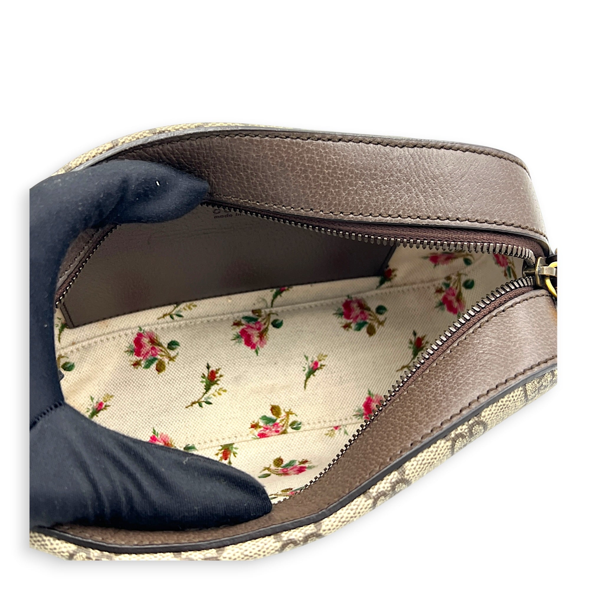 GG Vintage Neo Supreme Shoulder Bag in Coated Canvas, Gold hardware