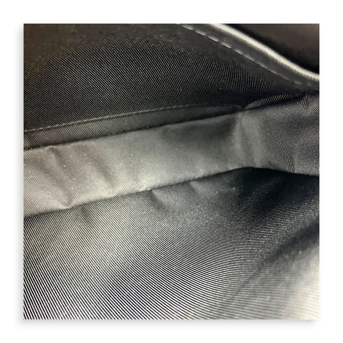 Monogram Shadow Duo Black Messenger in Calfskin, Ruthenium hardware