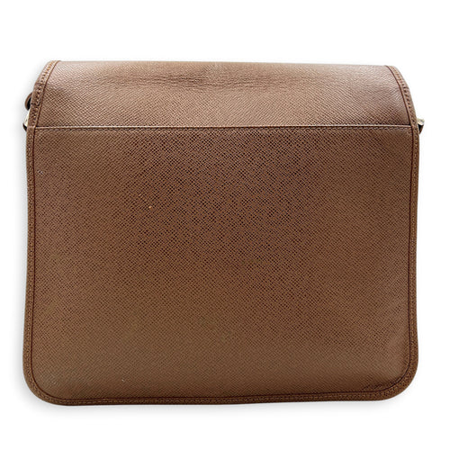 Andrei Taiga Shoulder Bag in Calfskin, Silver hardware