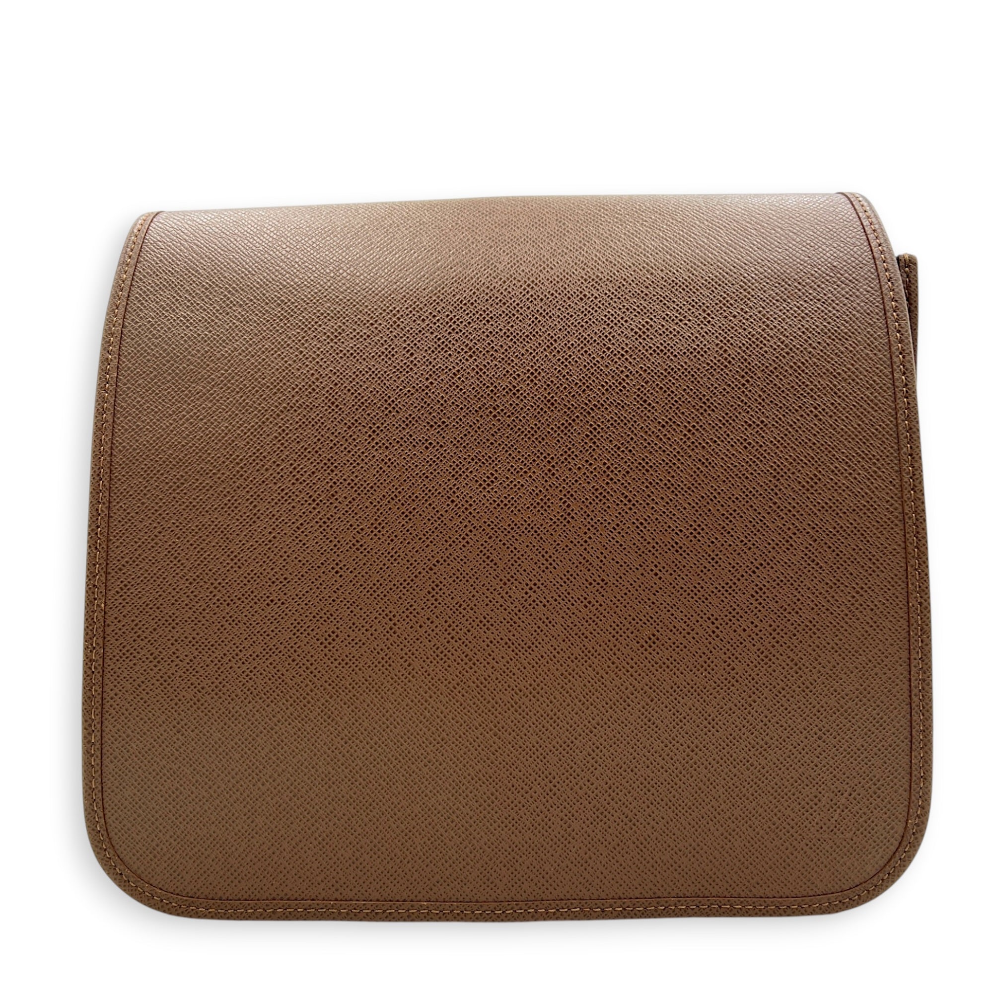 Andrei Taiga Shoulder Bag in Calfskin, Silver hardware