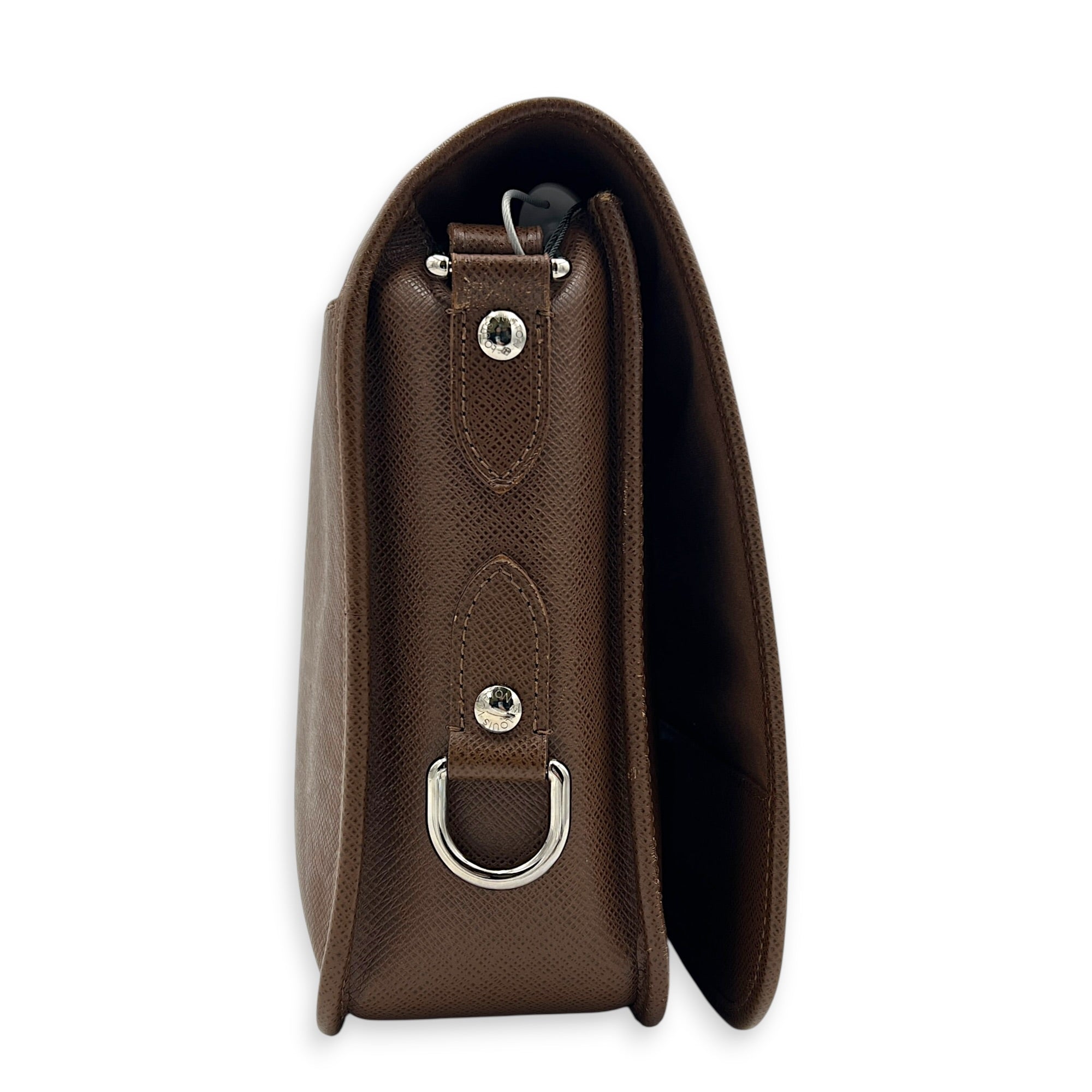 Andrei Taiga Shoulder Bag in Calfskin, Silver hardware