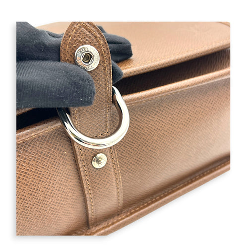 Andrei Taiga Shoulder Bag in Calfskin, Silver hardware