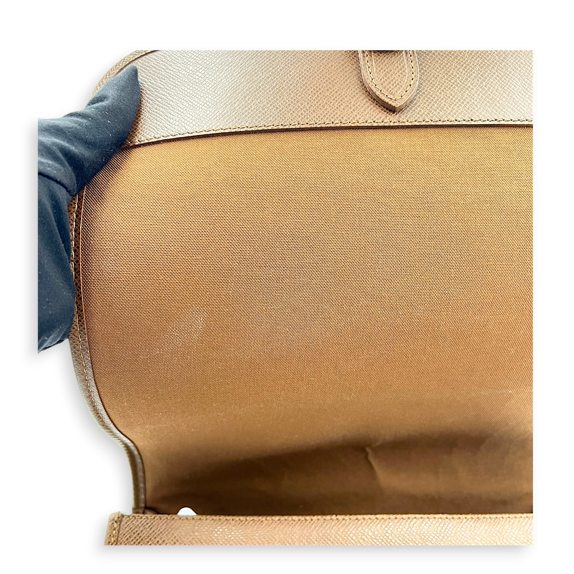 Andrei Taiga Shoulder Bag in Calfskin, Silver hardware