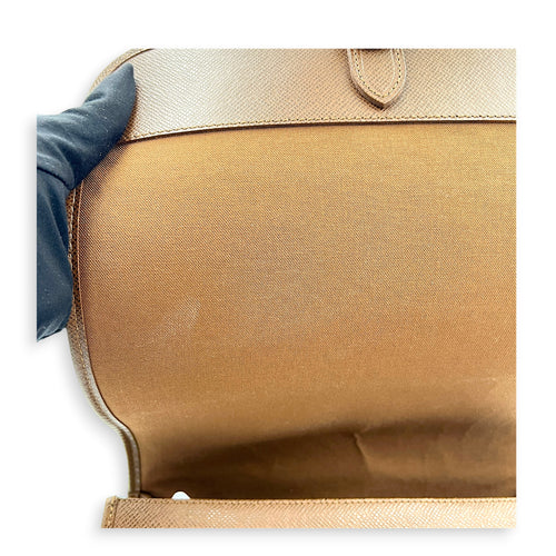 Andrei Taiga Shoulder Bag in Calfskin, Silver hardware