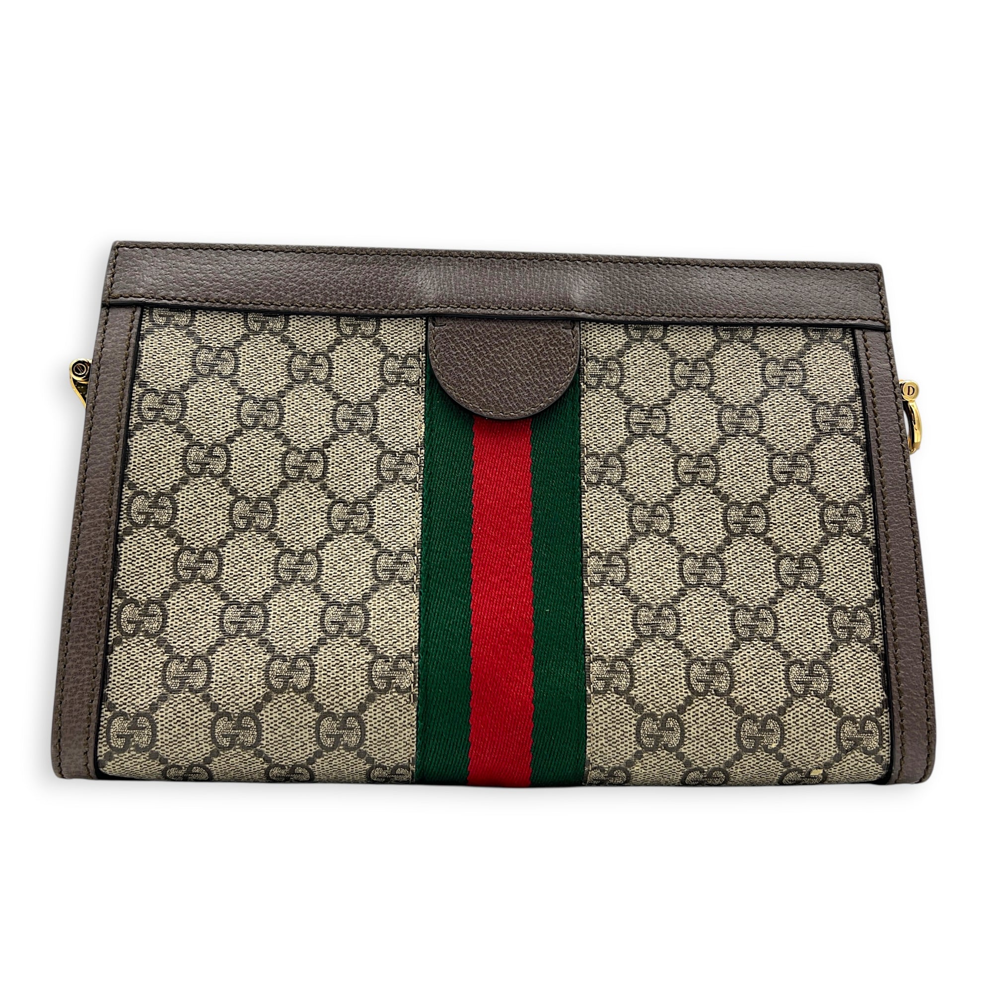 GG Ophidia Crossbody Bag in Coated Canvas, Gold hardware