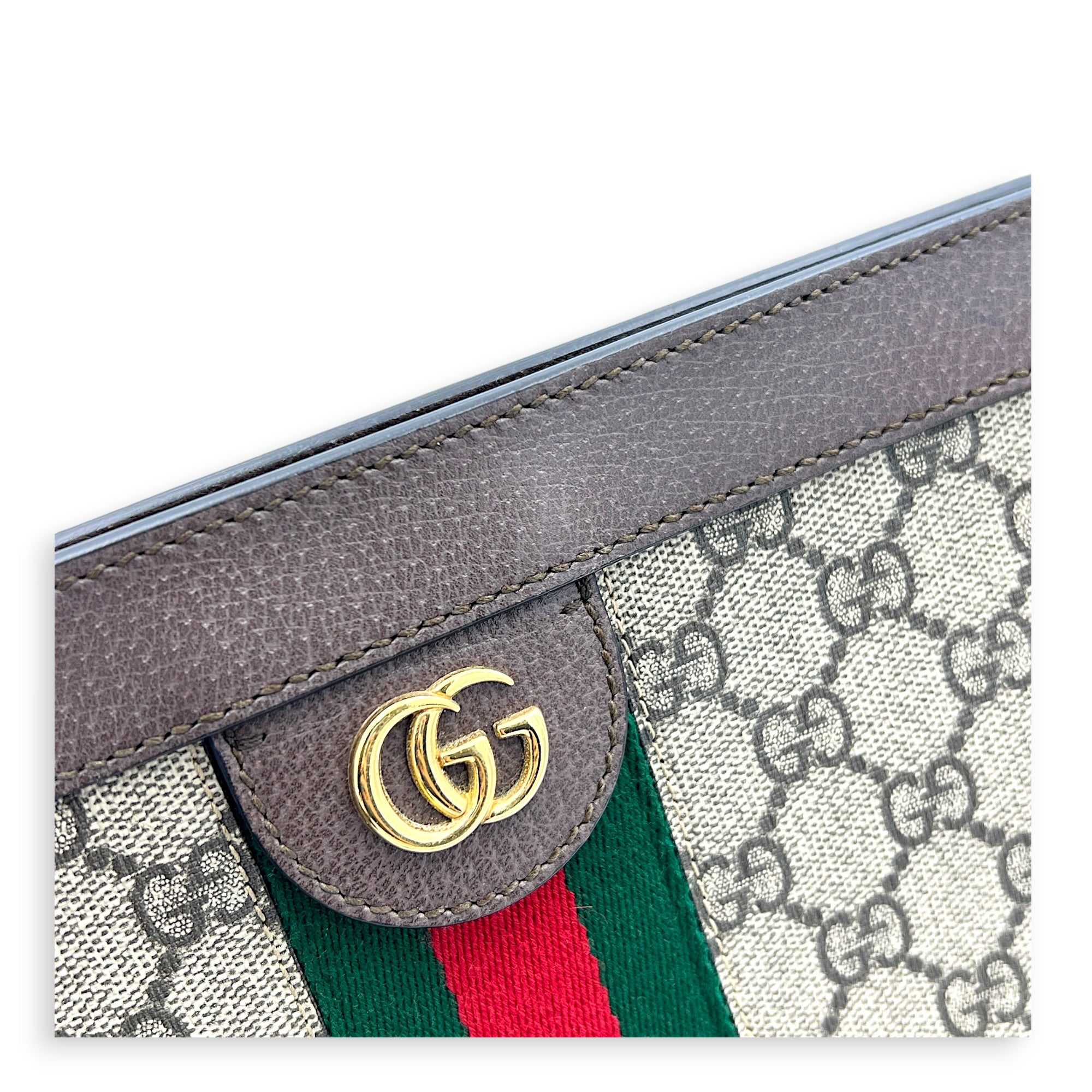 GG Ophidia Crossbody Bag in Coated Canvas, Gold hardware