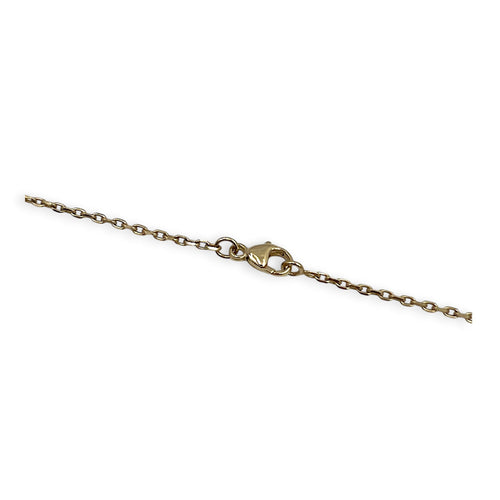 Amulette Pendentif Maroquinier Gold Necklace in Metal & Resin, Gold hardware