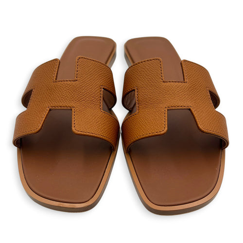 Oran 37 Gold Sandals in Epsom