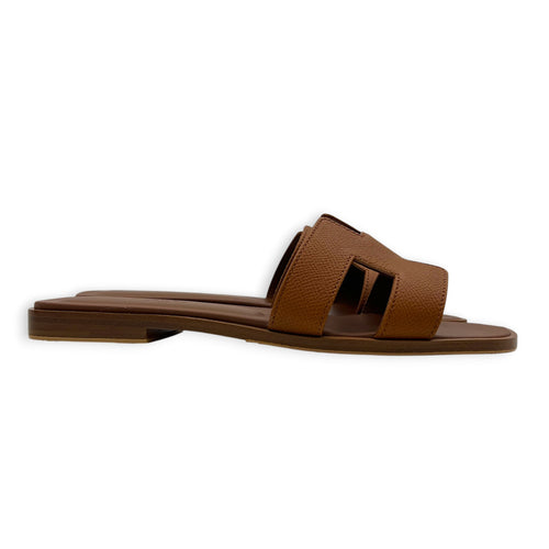 Oran 37 Gold Sandals in Epsom