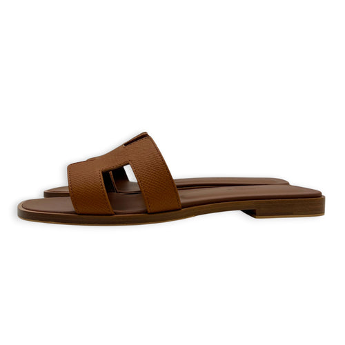 Oran 37 Gold Sandals in Epsom