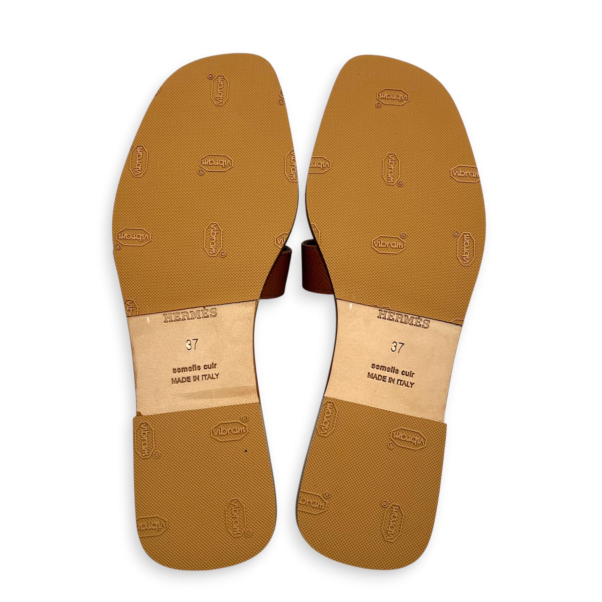 Oran 37 Gold Sandals in Epsom