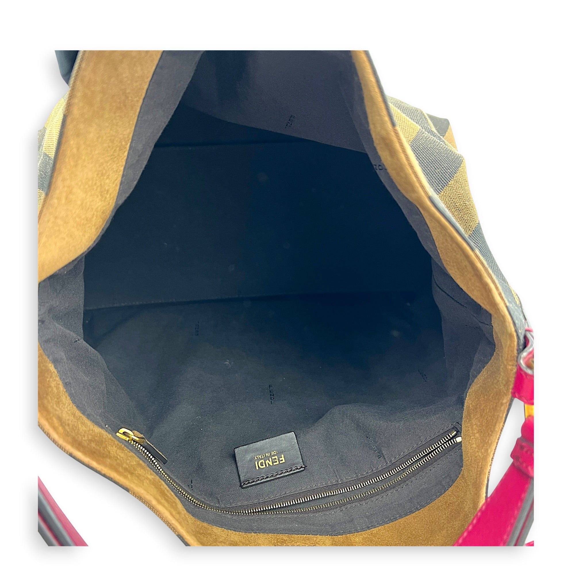 Vintage Logo Shoulder Bag Brown in Canvas, Gold hardware