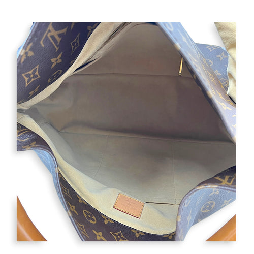 Artsy Shoulder Bag Brown in Monogram Coated Canvas, Gold hardware