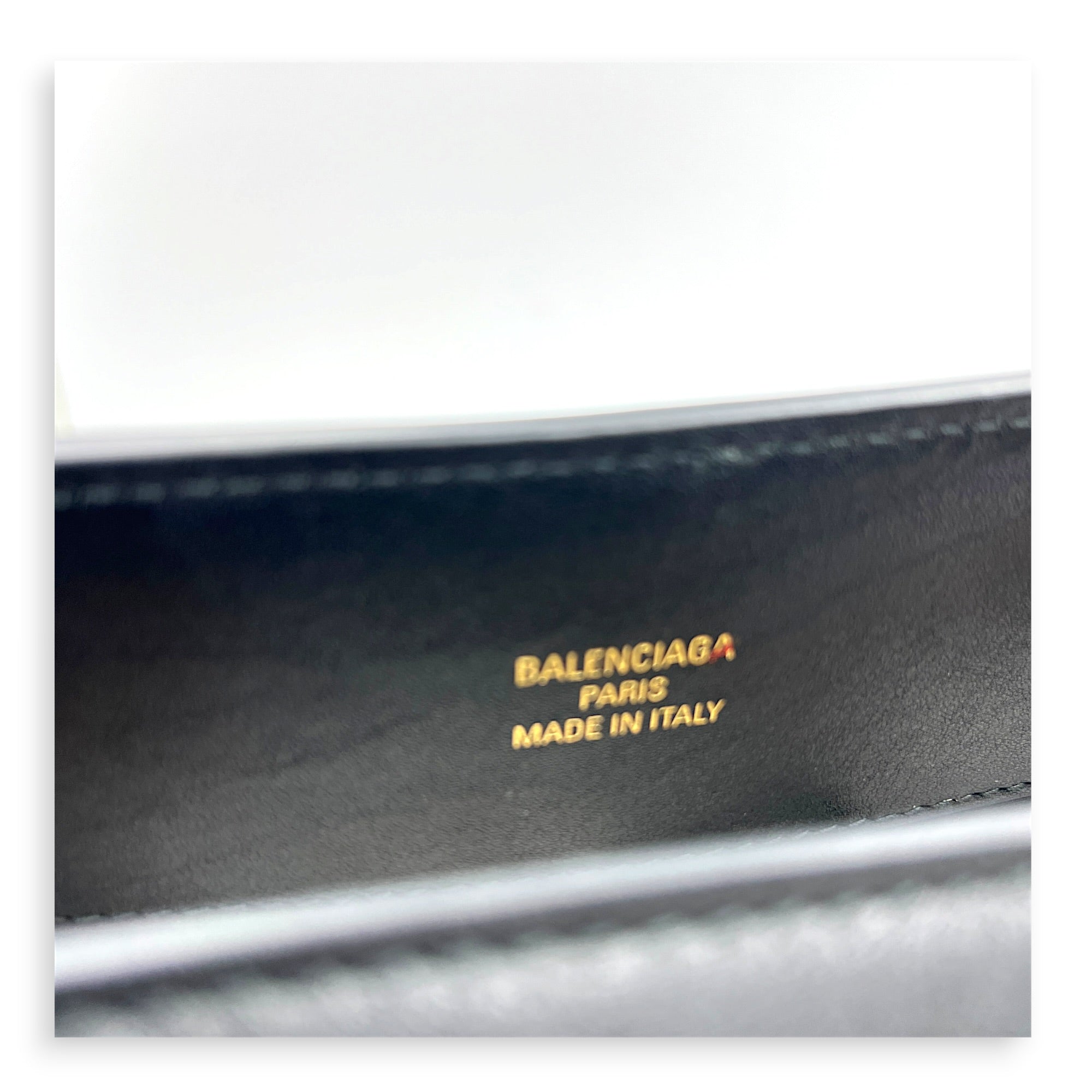 Duty Free Black Shoulder Bag in Calfskin, Gold hardware