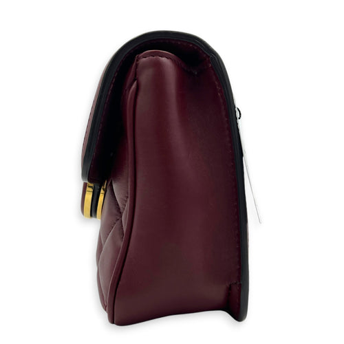 Interlocking G Deco Shoulder Bag in Lambskin, Gold hardware