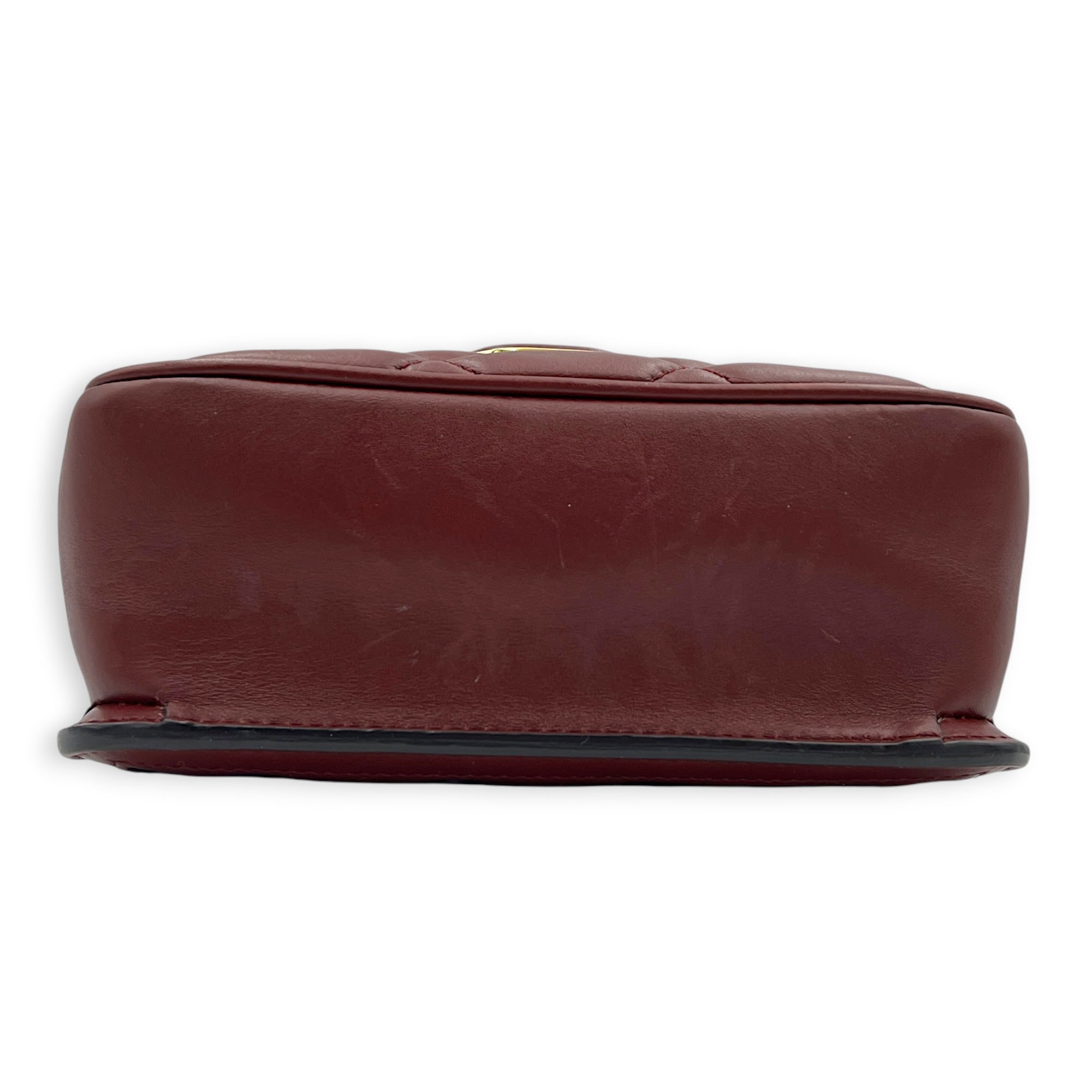 Interlocking G Deco Shoulder Bag in Lambskin, Gold hardware