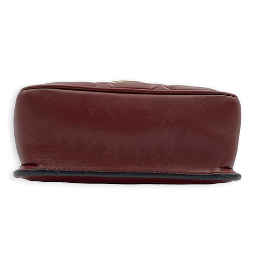 Interlocking G Deco Shoulder Bag in Lambskin, Gold hardware
