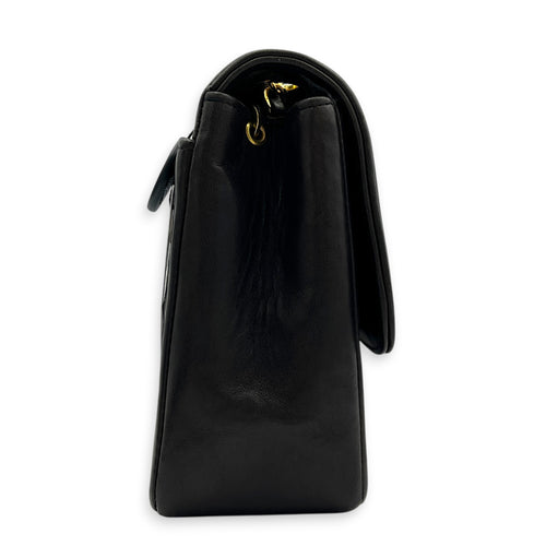 Vintage CC Medium Mademoiselle Shoulder Bag in Lambskin, Gold hardware
