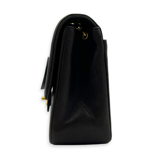 Vintage CC Medium Mademoiselle Shoulder Bag in Lambskin, Gold hardware