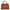 Amazona 75 Brown Top Handle Bag in Calfskin, Silver hardware