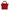 Luggage Top Handle Bag Nano Red in Calfskin, Ruthenium hardware