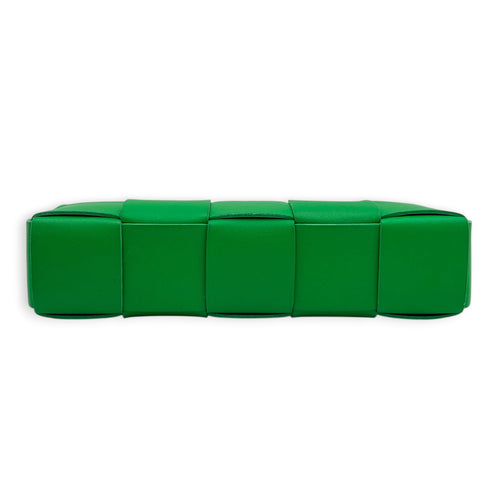 Cassette Shoulder Bag Green in Calfskin