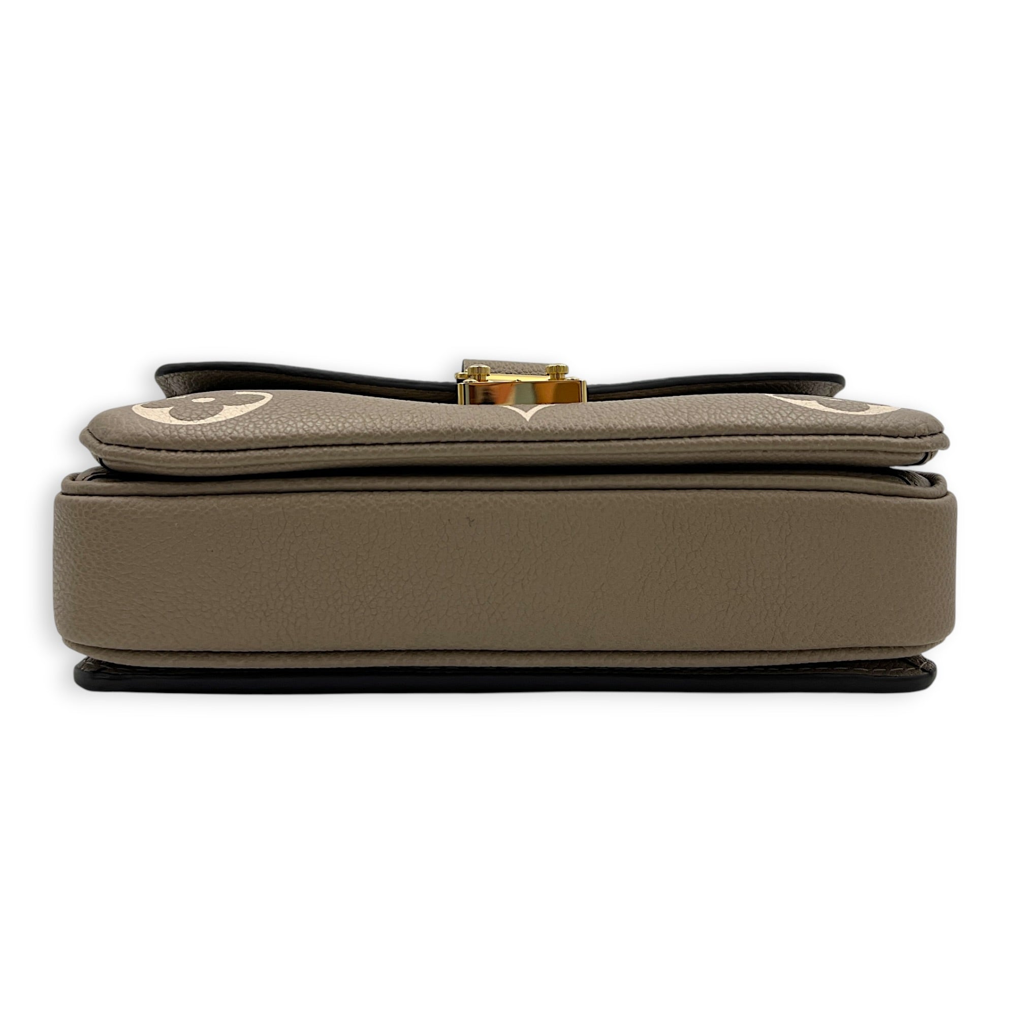 Metis East West Top Handle Bag in Empreinte Leather, Gold hardware