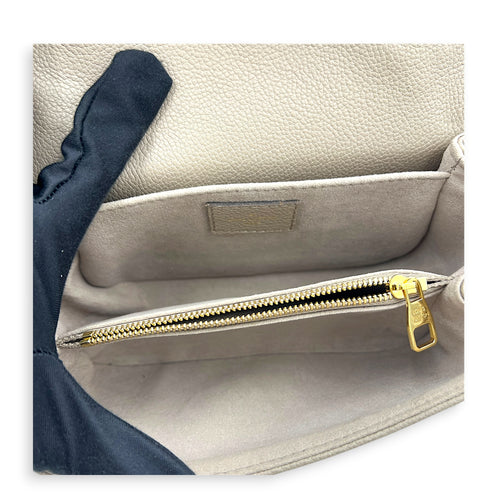 Metis East West Top Handle Bag in Empreinte Leather, Gold hardware
