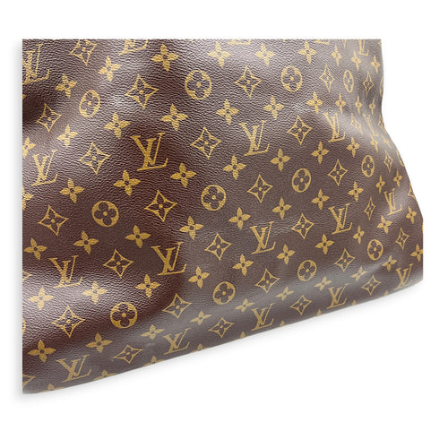 Artsy Top Handle Bag Brown in Coated Canvas, Gold hardware