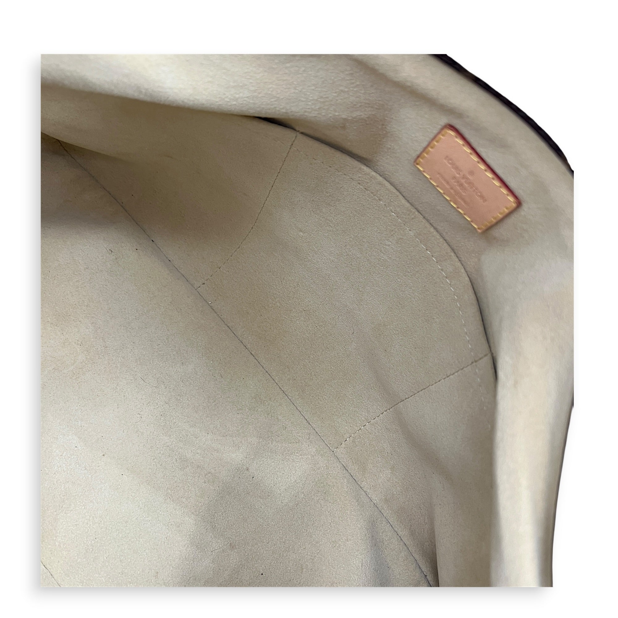 Artsy Top Handle Bag Brown in Coated Canvas, Gold hardware