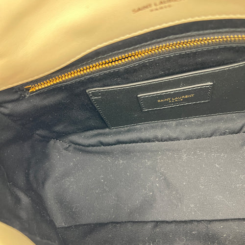 Jamie 4.3 Medium White Shoulder Bag in Lambskin, Gold hardware