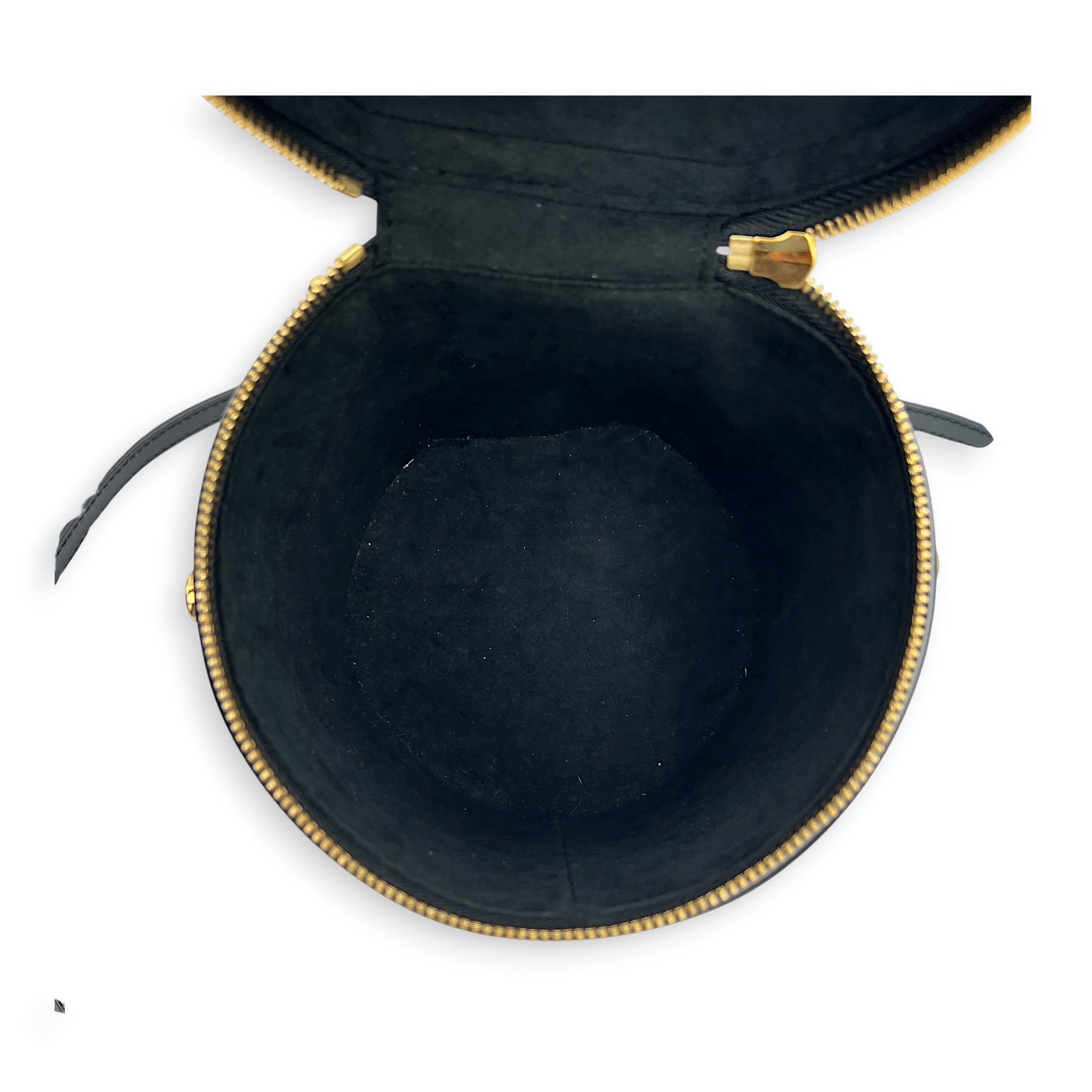 Cannes Top Handle Bag Brown in Monogram Coated Canvas, Gold hardware