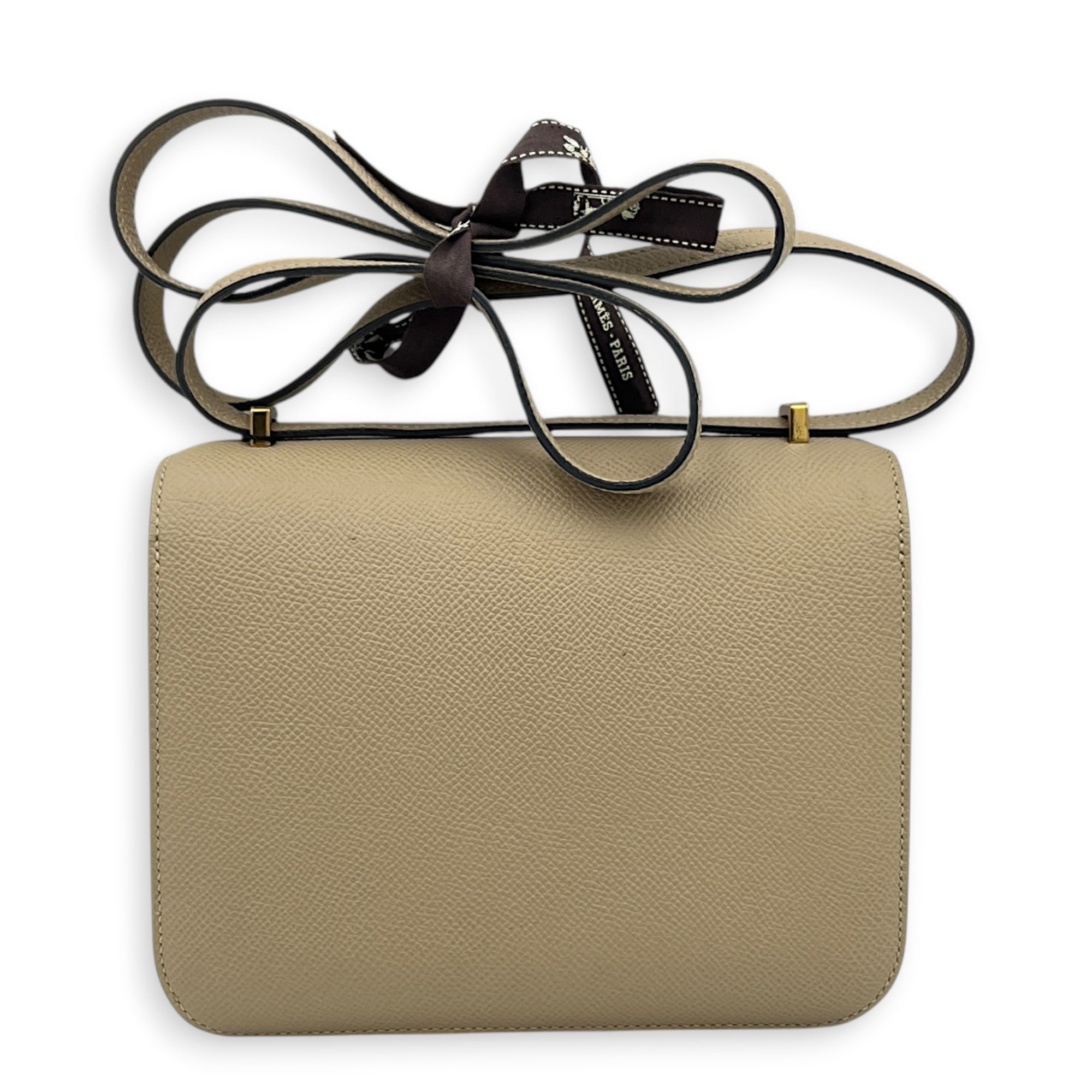 Constance 18 Trench Shoulder Bag in Epsom, Gold hardware