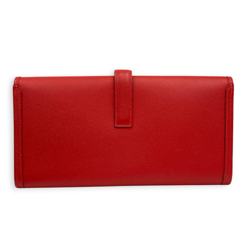 Jige Rouge Casaque Clutch in Epsom